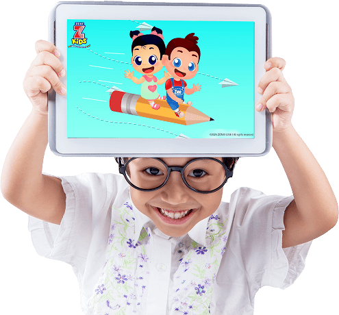 Girl holding digital tablet while standing