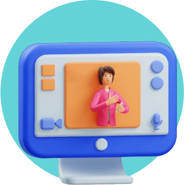 ZoniLive computer icon vector representing digital learning tools and online education